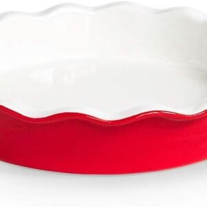 10-Inch Ceramic Deep Dish Pie Plate