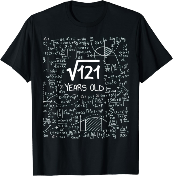 11th Birthday Square Root T-Shirt