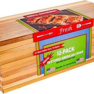 12-Pack Cedar Grilling Planks