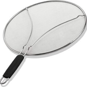 13″ Stainless Steel Splatter Screen for Frying Pan