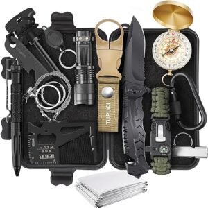 15-in-1 Survival Kit for Outdoor Adventures