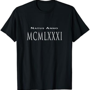 1981 Roman Numerals T-Shirt