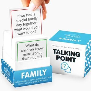 200 Conversation Cards - Family Connection & Meaningful Talk