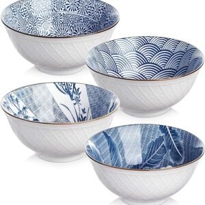 24 oz Ceramic Bowls Set of 4