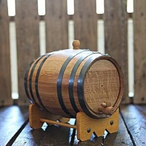 5L American Oak Aging Barrel for Tequila, Whiskey, Rum, Bourbon, Wine