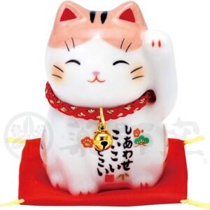 7535 Orange Tabby Lucky Cat Model