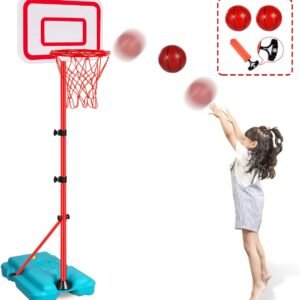 Adjustable Kids Basketball Hoop for Indoor/Outdoor Play