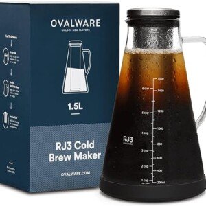 Airtight Cold Brew Coffee Maker & Iced Tea Pitcher