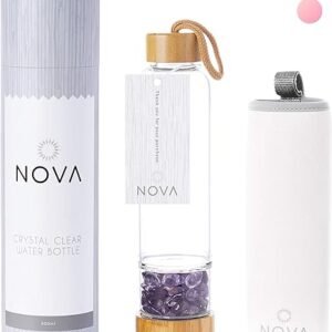 Amethyst Crystal Elixir Water Bottle