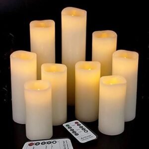 Antizer Flameless Candles Pack with Remote