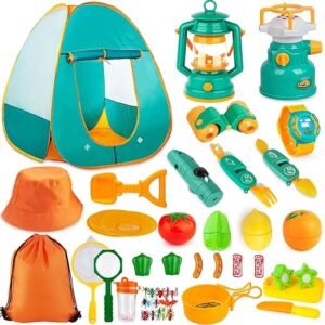 Aokiwo Kids Camping Tent Set