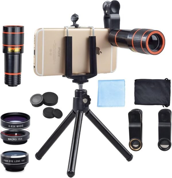 Apexel 2-in-1 Phone Camera Lens Kit