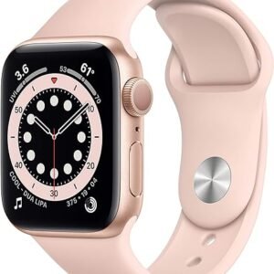 Apple Watch Series 6 - Gold with Pink Sand Band (Renewed)