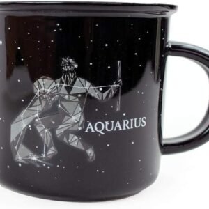 AQUARIUS Ceramic Astrology Mug – 13.5 oz