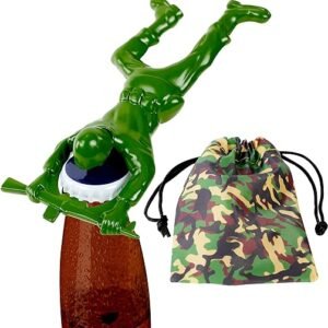 Army Man Bottle Opener with Camouflage Gift Bag