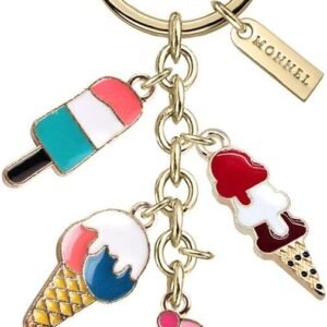 Assorted Ice-cream Charms Keychain with Bag