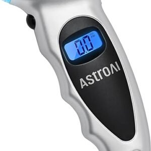 AstroAI Tire Pressure Gauge – 150 PSI, Silver