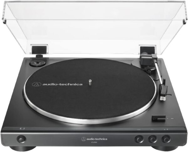 AT-LP60X-BK Turntable: Hi-Fi Stereo, Black