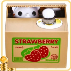 Automatic Cat Stealing Coins Toy
