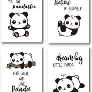 Baby Panda Wall Art Prints Poster