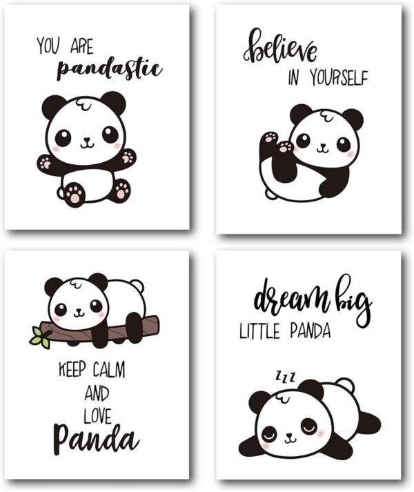 Baby Panda Wall Art Prints Poster