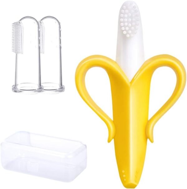 Baby Toothbrush and Banana Yellow