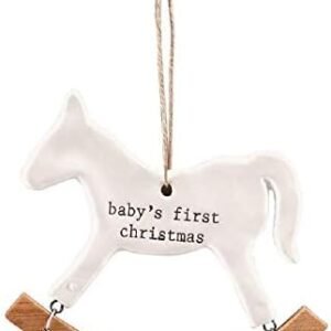 Baby’s First Christmas Rocking Horse Ornament