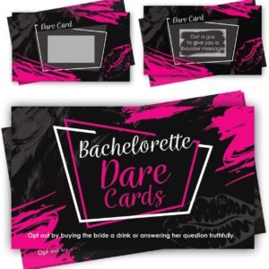 Bachelorette Party Scratch Off Dare Cards