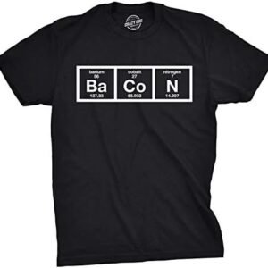 Bacon Chemistry T-Shirt: Nerdy, Funny, Science