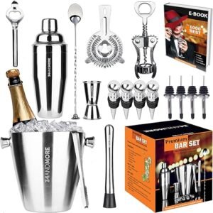 Bartender Kit Ice Bucket 17pcs