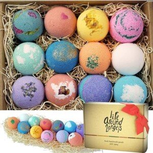 Bath Bombs Gift Set for Dry Skin