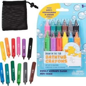 Bath Crayons Super Set – 12 Colors