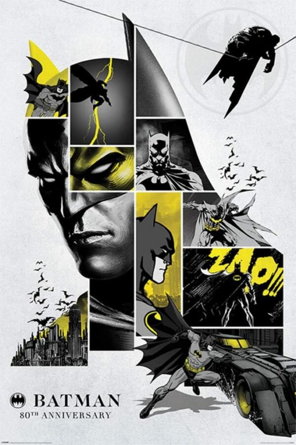 Batman 80th Anniversary Maxi Poster