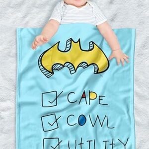 Batman Baby Blanket - Checklist Unisex