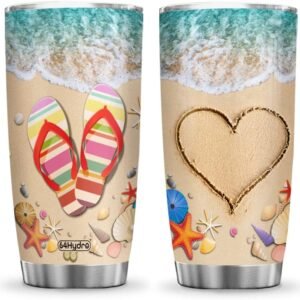 Beach Life Flip Flop Tumbler