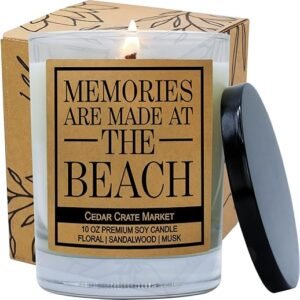 Beach Memories Candle for Ocean Lovers