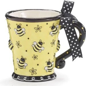 Bee Mug with Raised Design