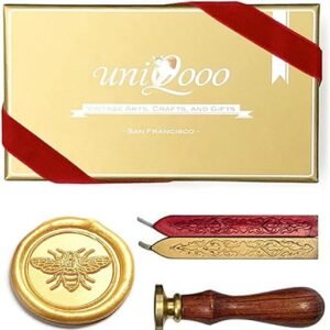 Bee Pattern Wax Seal Stamp Kit