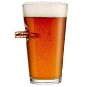 BenShot Bullet Pint Glass – 16oz