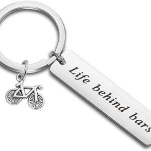 Biker Lovers Gift – Life Behind Bars Keychain