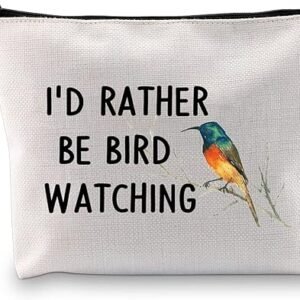 Bird Watching Makeup Bag with Zipper