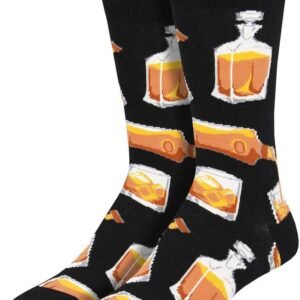 Black Socks for Men (Shoe Size 7-12.5)