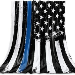 Blue Line Police Blanket 50” x 60”