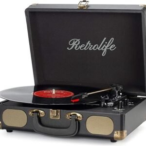 Bluetooth Suitcase Vinyl Record Player