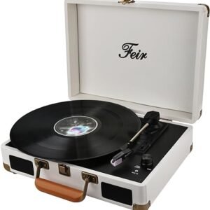 Bluetooth Vinyl Record Player with Speakers