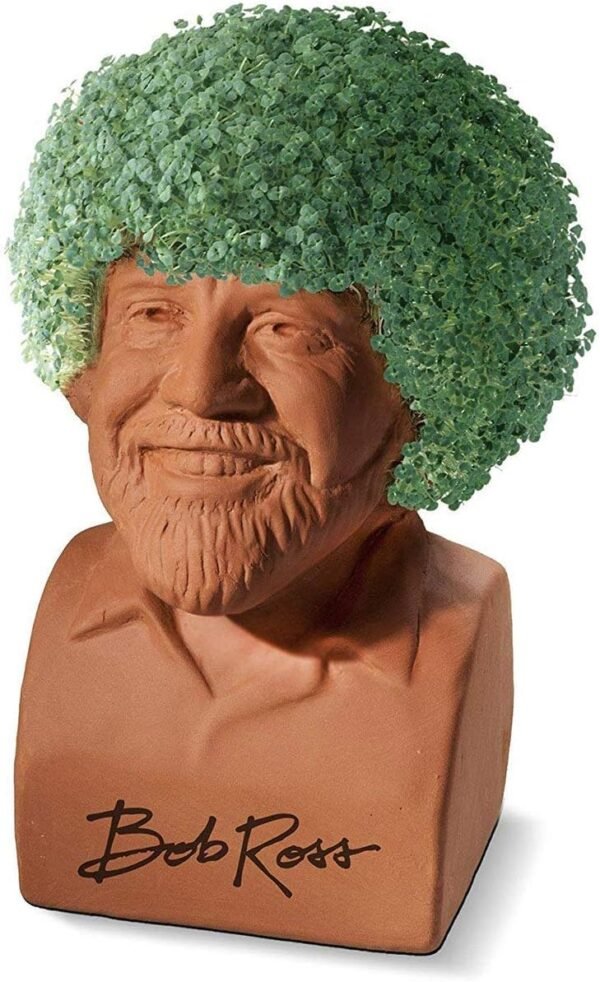 Bob Ross Chia Pet with Seed Pack