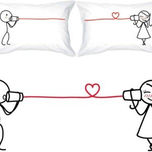 BoldLoft Love Pillowcases - Valentine's Day Couple Gifts