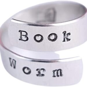 Book Worm Wrap Ring – Book Lover