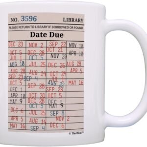 Bookworm Librarian Coffee Mug for Women