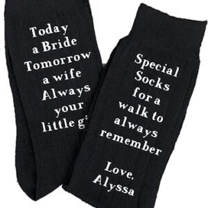 Bride's Dad Special Signature Socks